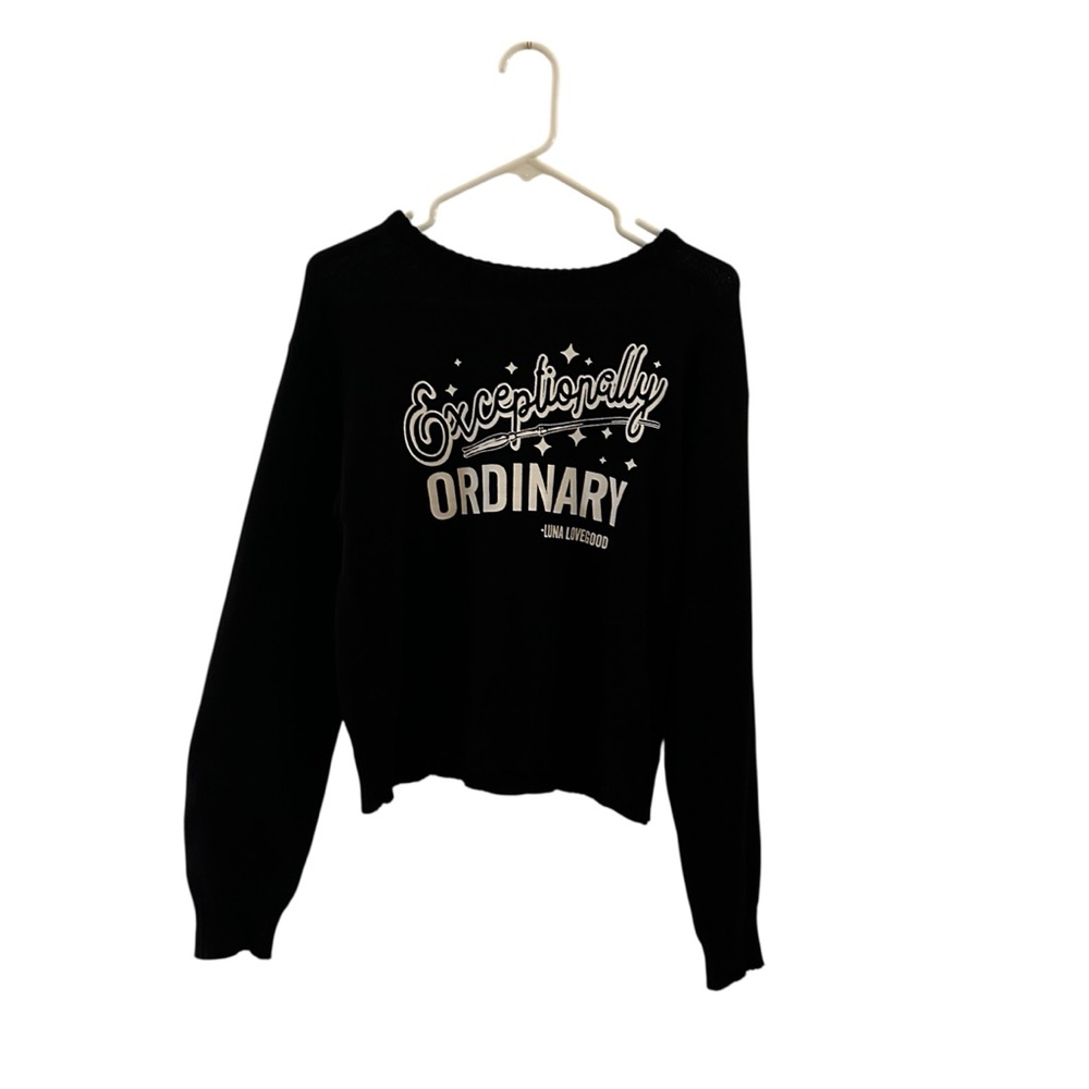 Warner Bros. Black 'Exceptionally Ordinary' Sweatshirt